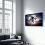 Wallity Pintura Decorativa de Vidrio Templado Multicolor 46 x 72 cm